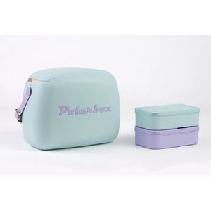 Chladicí box POP Summer style, 6 l, nebesky modrá/fialová - Polarbox obraz