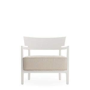 Venkovní křeslo CARA MAT, více variant - Kartell Barva: Bílá/béžová obraz