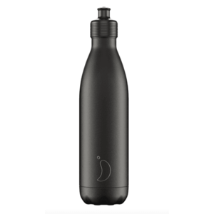 Termoláhev Chilly's Bottles - černá - sportovní 750ml, edice Original obraz