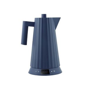 Rychlovarná konvice Plissé 1, 7L s volbou teploty vody, modrá - Alessi obraz
