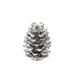 Svícen "šiška" stříbřený, 9 cm - EDZARD obraz