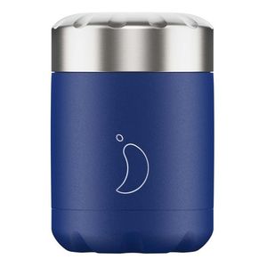 Termobox na jídlo Chilly's Bottles - matná modrá 300ML, edice Original obraz