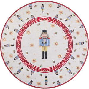 Červený kulatý koberec s vánočním motivem ø 160 cm Toy's Delight Nutcracker – Villeroy&Boch obraz