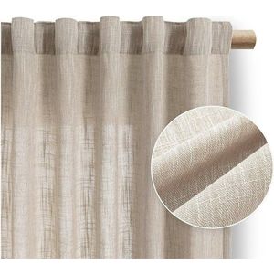 Béžový závěs 140x250 cm Valeta – Restilo obraz