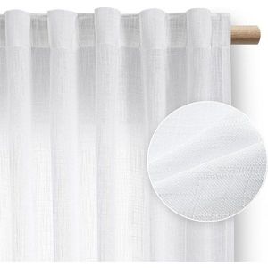 Bílý závěs 140x250 cm Valeta – Restilo obraz