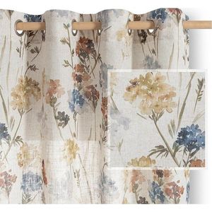 Krémový závěs 135x250 cm Flosi – Restilo obraz