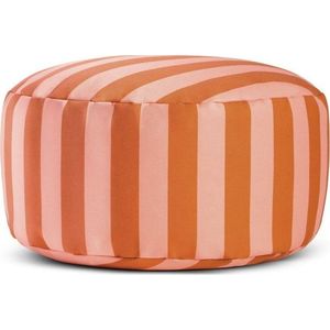 Růžovo-hnědý taburet Stripes – Really Nice Things obraz