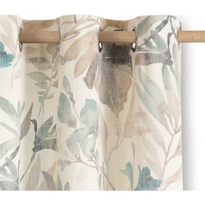 Krémový/šedomodrý závěs 135x250 cm Celesta – Restilo obraz