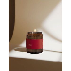 Vonná sojová svíčka #90 Pink Pepper, Poppy, Sandalwood – Perfumed Prague obraz