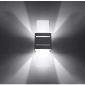 Šedé nástěnné svítidlo Carlo – Nice Lamps obraz