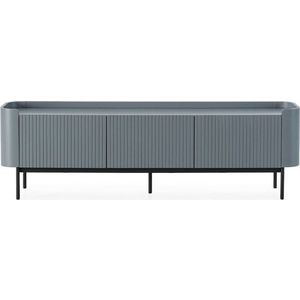 Šedomodrý TV stolek 180x55x40 cm Willa – MOME obraz