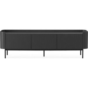 Černý TV stolek 180x55x40 cm Willa – MOME obraz