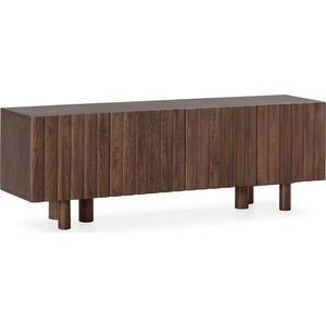 Hnědý TV stolek z mangového dřeva 160x55x40 cm Tamira – MOME obraz