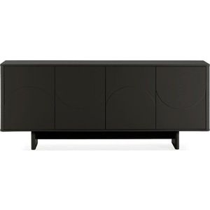 Černá komoda 180x75x40 cm Solei – MOME obraz