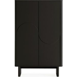 Černá skříňka 80x130x40 cm Solei – MOME obraz