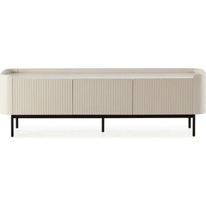 Krémový TV stolek 180x55x40 cm Willa – MOME obraz