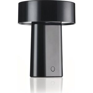 Černá plastová LED stolní lampa (výška 18 cm) Oblong – Zone obraz