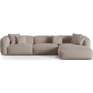 Béžová modulární rohová pohovka (pravý roh) Martina – Micadoni Home obraz
