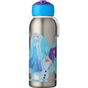 Nerezová dětská lahev ve stříbrné barvě 350 ml Frozen 2 – Mepal obraz