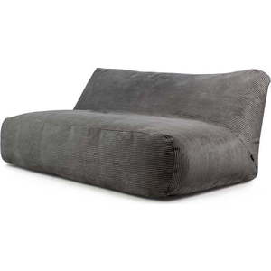 Tmavě šedý manšestrový sedací vak Sofa Tube 190 – SLOWDOWN obraz