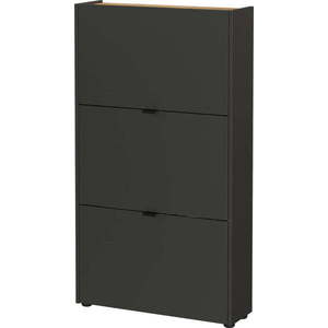 Antracitový výklopný botník 71x127x22 cm Ameca – Germania obraz