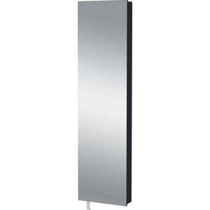 Antracitová předsíňová skříňka 50x195x18 cm Rotary – Germania obraz