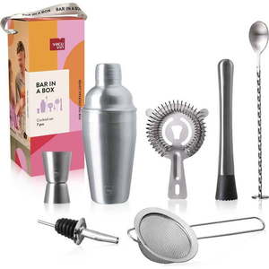Nerezový set na přípravu koktejlů Bar in Box – VacuVin obraz