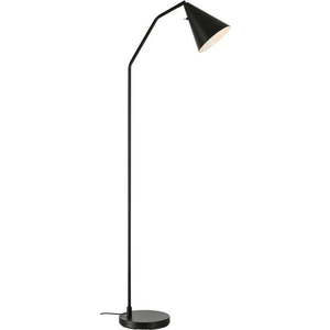 Černá LED stmívatelná stojací lampa s kovovým stínidlem (výška 144 cm) Funil – Markslöjd obraz