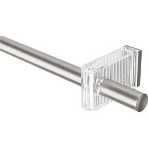Ocelová roztažitelná garnýž v matně stříbrné barvě 107 - 305 cm Flute – Umbra obraz