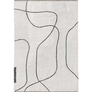 Slonovinový pratelný bavlněný koberec 140x200 cm Shadow – Mette Ditmer Denmark obraz