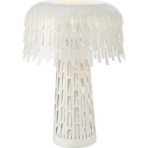 Bílá stolní lampa s kovovým stínidlem (výška 38 cm) Verbera – Markslöjd obraz