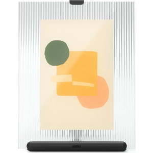 Černý skleněný stojací rámeček 16x20 cm Flute – Umbra obraz