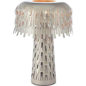 Šedobéžová stolní lampa s kovovým stínidlem (výška 38 cm) Verbera – Markslöjd obraz