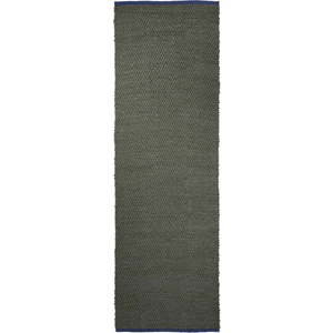 Tmavě zelený jutový běhoun 80x245 cm Notes – Mette Ditmer Denmark obraz