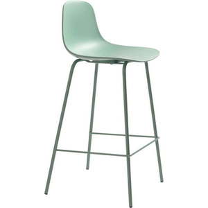 Světle zelená plastová barová židle (výška sedáku 67, 5 cm) Whitby – Unique Furniture obraz