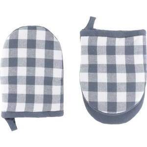 Bavlněné kuchyňské rukavice v sadě 2 ks Gingham – Tiseco Home Studio obraz