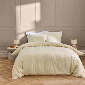 Slonovinové povlečení na dvoulůžko/prodloužené 240x220 cm Linella – douceur d'intérieur obraz