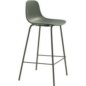 Khaki plastová barová židle (výška sedáku 67, 5 cm) Whitby – Unique Furniture obraz