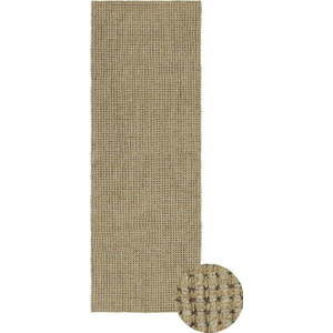 Khaki pratelný/ručně tkaný vlněný běhoun 80x230 cm Unexpected Wool – Lorena Canals obraz