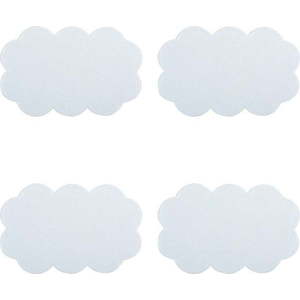 Dětské protiskluzové podložky v sadě 4 ks do vany 9x14, 5 cm Nuages – MSV obraz