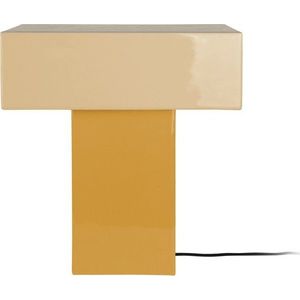 Žlutá stolní lampa (výška 35 cm) Grato Recto – Leitmotiv obraz