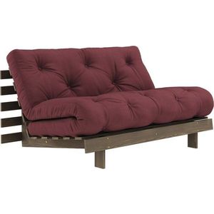 Vínová rozkládací pohovka 140 cm Roots – Karup Design obraz