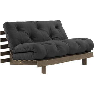 Černá rozkládací pohovka 140 cm Roots – Karup Design obraz