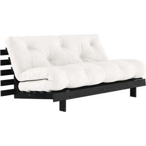 Krémová rozkládací pohovka 160 cm Roots Black Night – Karup Design obraz