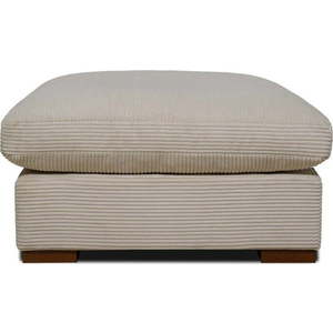 Béžový manšestrový taburet Comfy – Scandic obraz