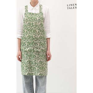 Lněná zástěra Evergreen Damask – Linen Tales obraz