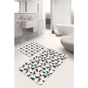 Koupelnové předložky v sadě 2 ks 60x100 cm Tartan – Mila Home obraz