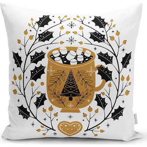 Povlak na polštář s vánočním motivem 43x43 cm Golden Illustration – Mila Home obraz