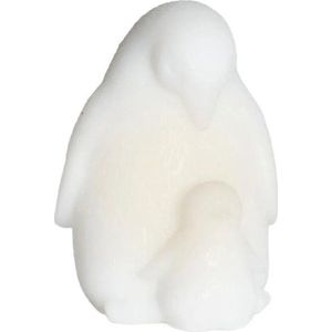 Bílá světelná dekorace na baterky ø 9 cm Penguin – Sirius obraz