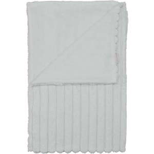 Bílá deka z mikroplyše 130x170 cm Cosy Ribbed – Catherine Lansfield obraz